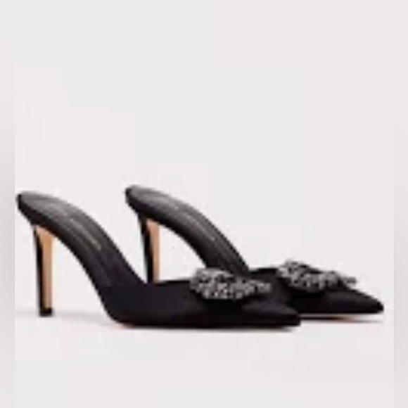 GOOD AMERICAN NEW CINDER F*CKING-RELLA CRYSTAL  MULE - Picture 3 of 15